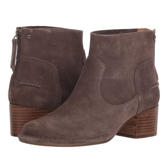 NWOT UGG Bandera Booties Ankle Boots Brown Suede Size 9 - Picture 1 of 8